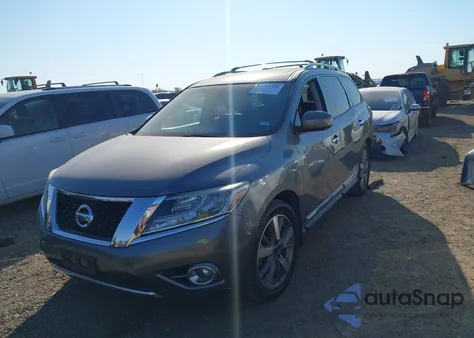 2015 Nissan Pathfinder Platinum from USA, damaged, VIN 5N1AR2MN3FC687084